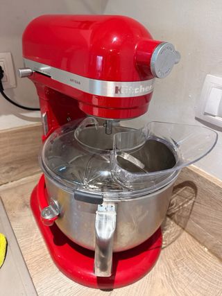 Robot de cocina KitchenAid 6.6 L Rojo + Heladera
