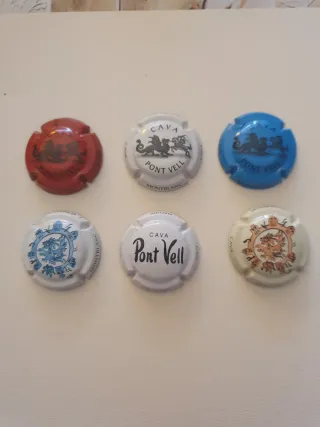 6 Chapas de Cava Pont Vell