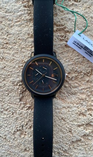 Reloj Lacoste Negro y Dorado Mujer