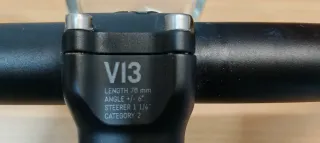 Manillar y tija de bicicleta