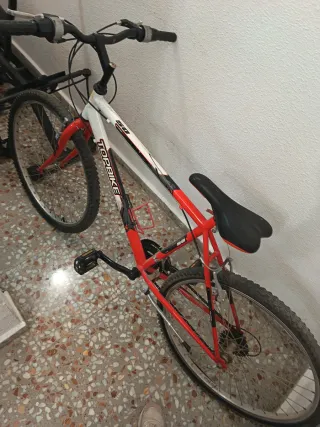 Bicicleta de Montaña TOPBIKE Roja y Blanca