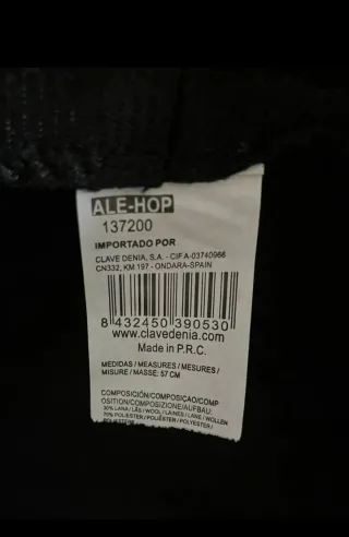 Sombrero in feltro donna nero e grigio