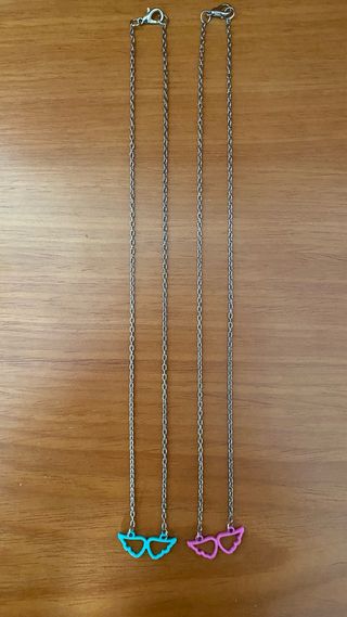 2 Gargantillas Alas Colores