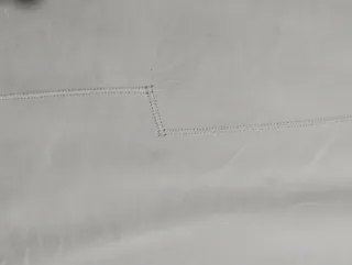 Lenzuolo corredo nonna ricamato a mano cotone