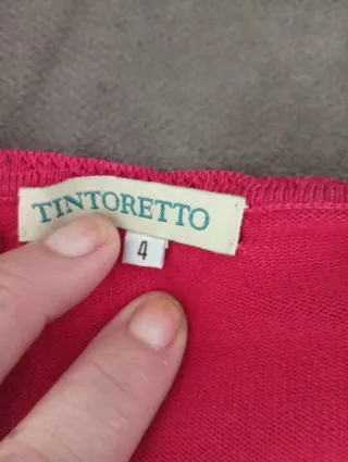 Jersey Tintoretto Rosa V-Neck