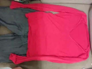 Jersey Tintoretto Rosa V-Neck