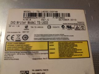 Lector DVD-RW Interno Portátil