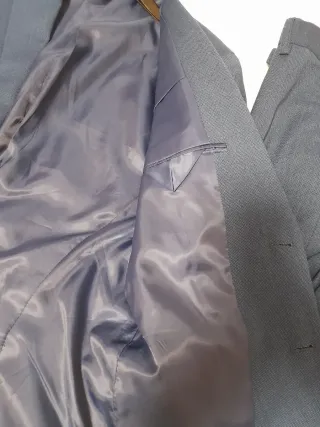 Traje azul para chico, un solo uso