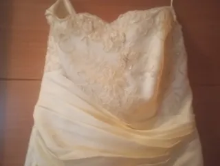 Vestido de novia y velo talla 44