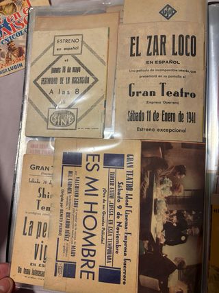Carteles Cine Antiguo 1935-1941-1943