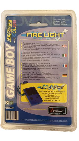Atomic Fire Light Accessorio Luce Game Boy Color