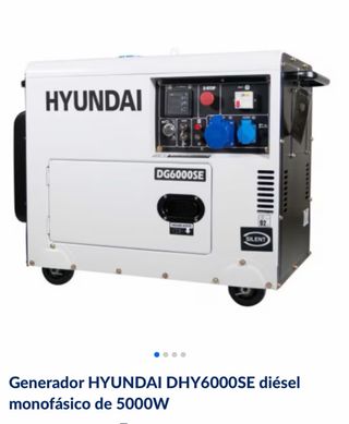 Generador Diésel Hyundai DG6000SE 5000W