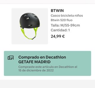 Casco bici bambino Decathlon