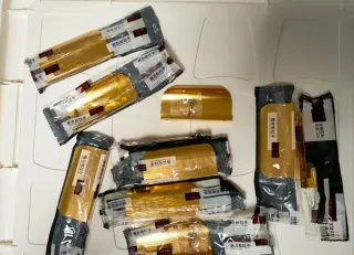 10 Tiradores Dorados para Muebles de cocina y baño