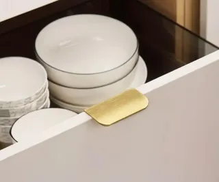 10 Tiradores Dorados para Muebles de cocina y baño