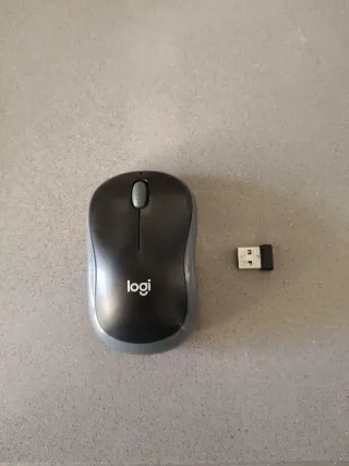 Ratón inalámbrico Logitech negro/gris