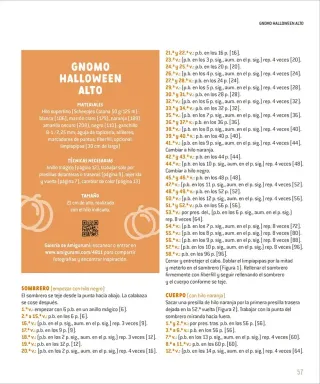 Amigurumi. Gnomos: 24 proyectos de muñecos de G...