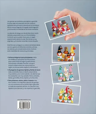 Amigurumi. Gnomos: 24 proyectos de muñecos de G...