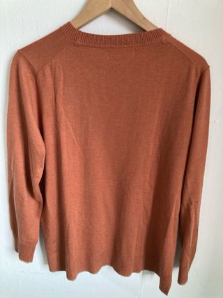 Jersey fino Woman talla M color terracota