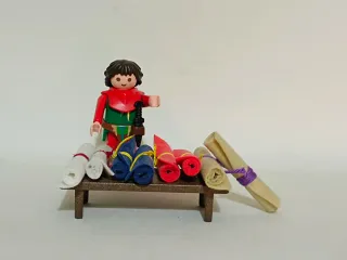 Playmobil mercader telas Belén