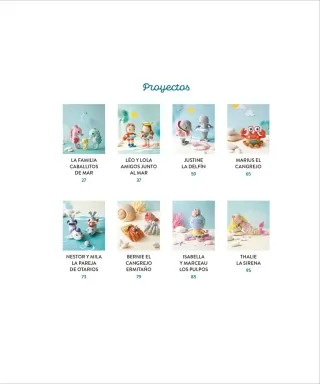 Amigurumi en la playa: 12 personajes y sus acce...