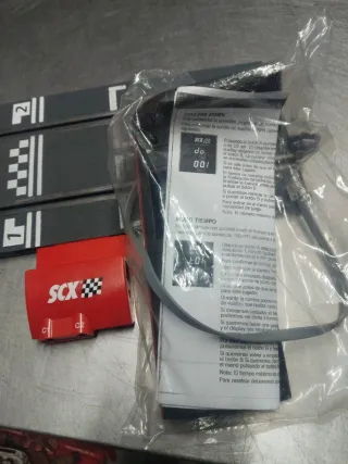 Scalextric lote gestor de carrera pista gris