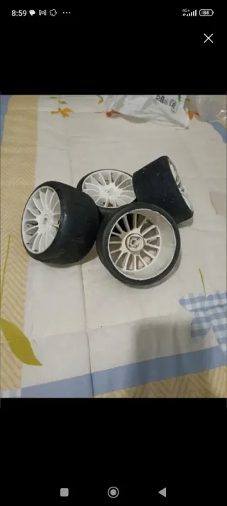 Ruedas de coche RC (4 unidades)