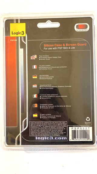 Custodia Silicone PSP Slim & Lite + Pellicola