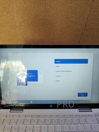 Ordenador portátil convertible HP