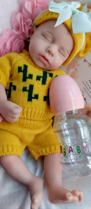 Bebé Reborn Silicona 33-34 cm