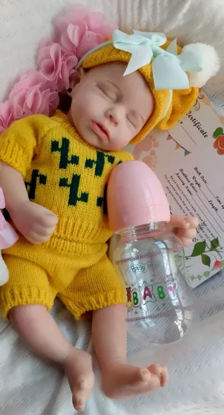 Bebé Reborn Silicona 33-34 cm