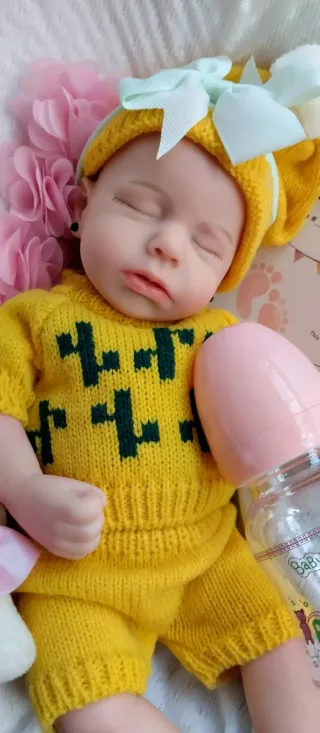 Bebé Reborn Silicona 33-34 cm