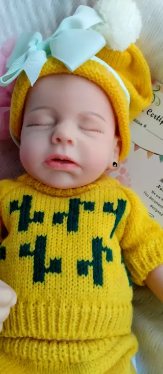 Bebé Reborn Silicona 33-34 cm