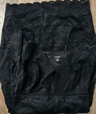 Vestido Guess encaje negro talla S