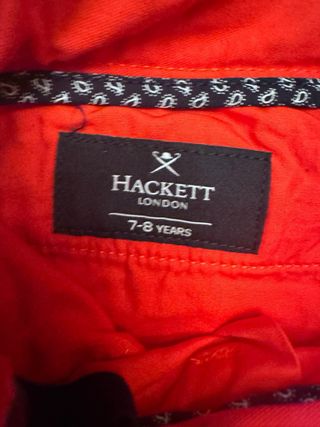 Conjunto Hackett Camisa y Pantalón 7/8 años