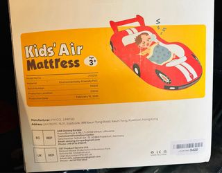 Cuna de viaje inflable para niños