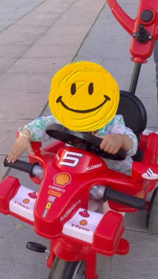Triciclo Evolutivo Ferrari Rojo