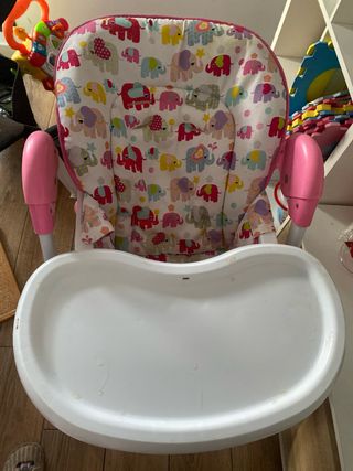 Trona para bebé con estampado de elefantes