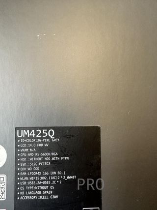 Portatile Asus ZenBook 14 UM425QA-KI262 - Grigio Pino