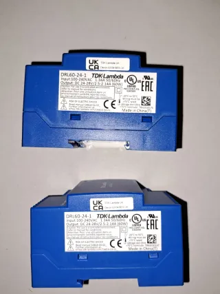 Nr. 2 TDK-Lambda DRL60-24-1 Alimentatori