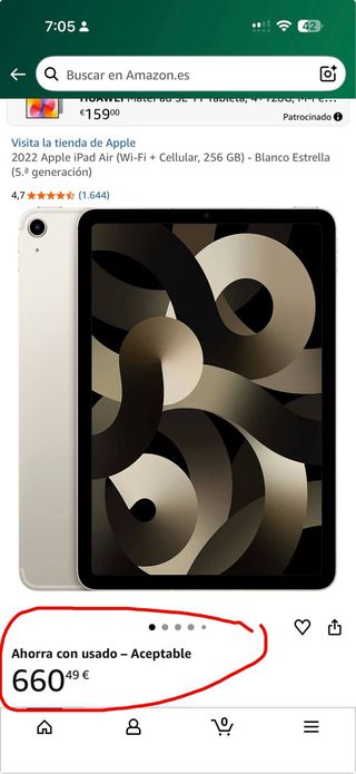 Apple Pencil 2 + iPad Air 5 256GB