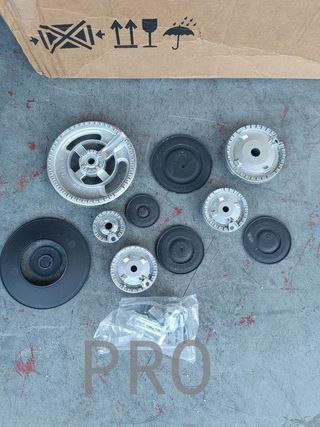 Placa de gas, 5 Zonas de Cocción, Control de llam