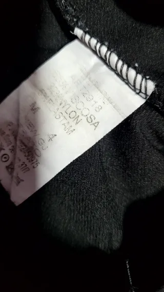 Pantalón elástico negro