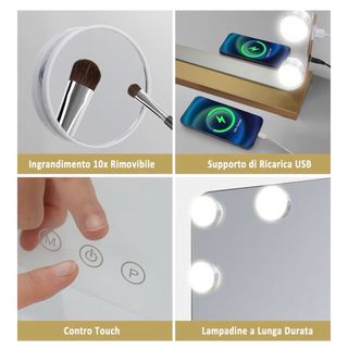 Specchio Smart con Luci LED