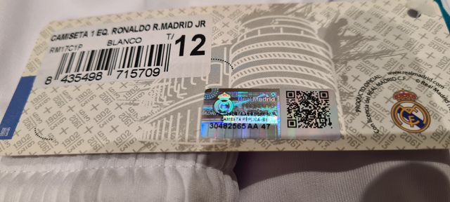Camiseta pantalón Réplica Real Madrid Ronaldo T.12