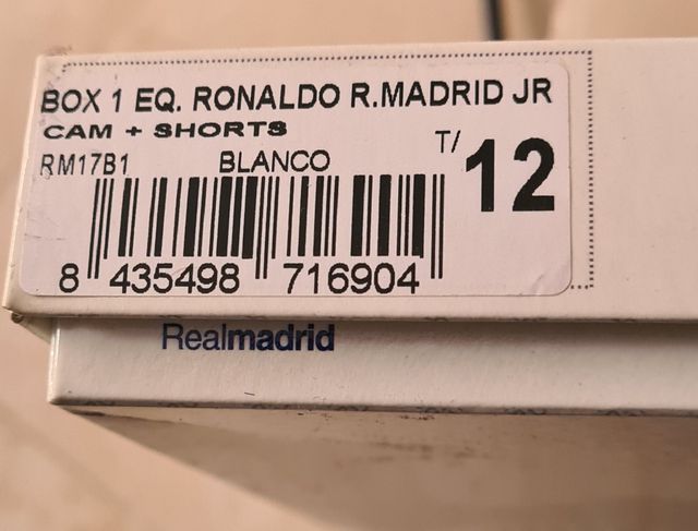 Camiseta pantalón Réplica Real Madrid Ronaldo T.12