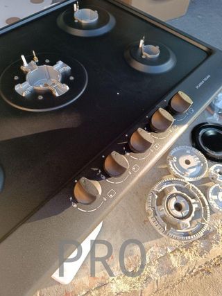 Placa de cocción STAR75 de gas empotrable, 5 fueg