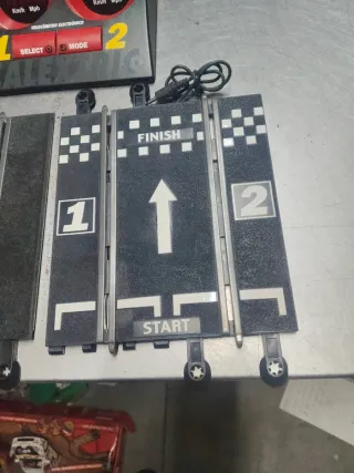 Scalextric velocímetro pista negra antigua