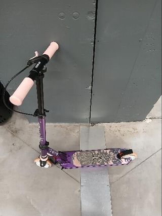 Patinete Scooter Niños Oxelo MID5 Morado (freno manillar)