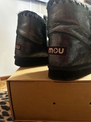 Mou stivali invernali donna neri/grigi